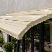 Keyplas UV dayanıklı ASA/ABS levha dış mekan tente uygulaması