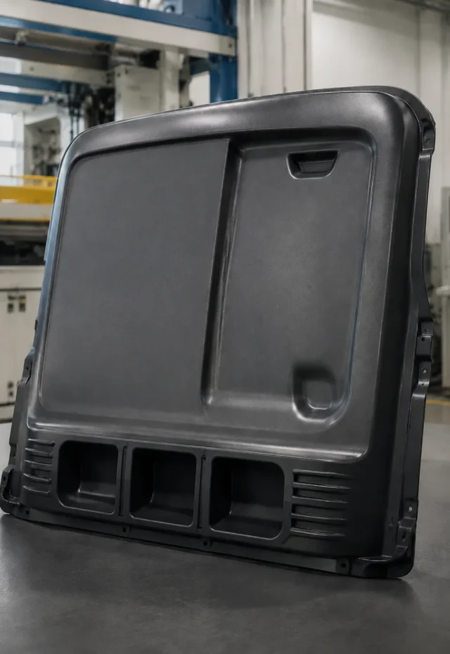 Siyah ABS termoform soğutma ve HVAC ön kapak parçası
